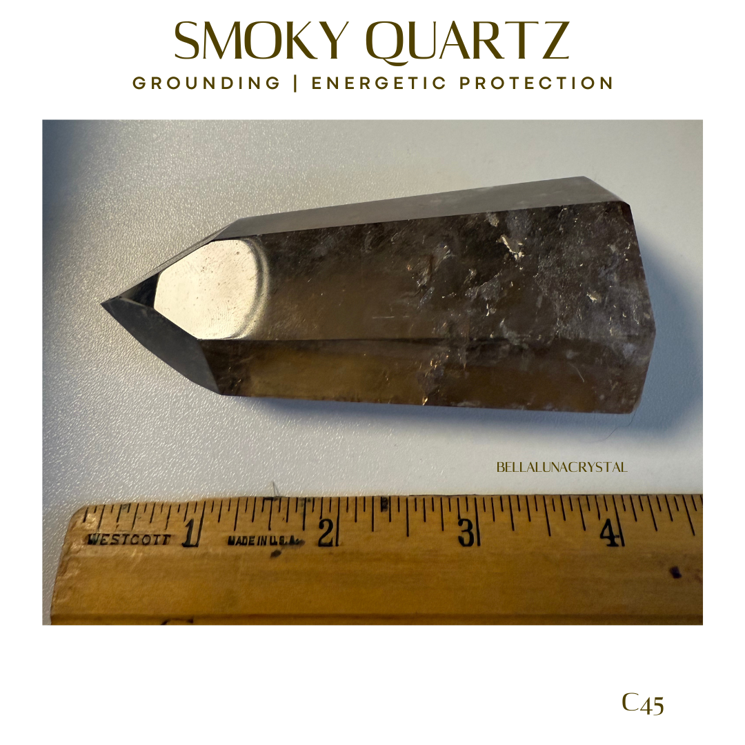 Smoky Quartz Tower (C45)