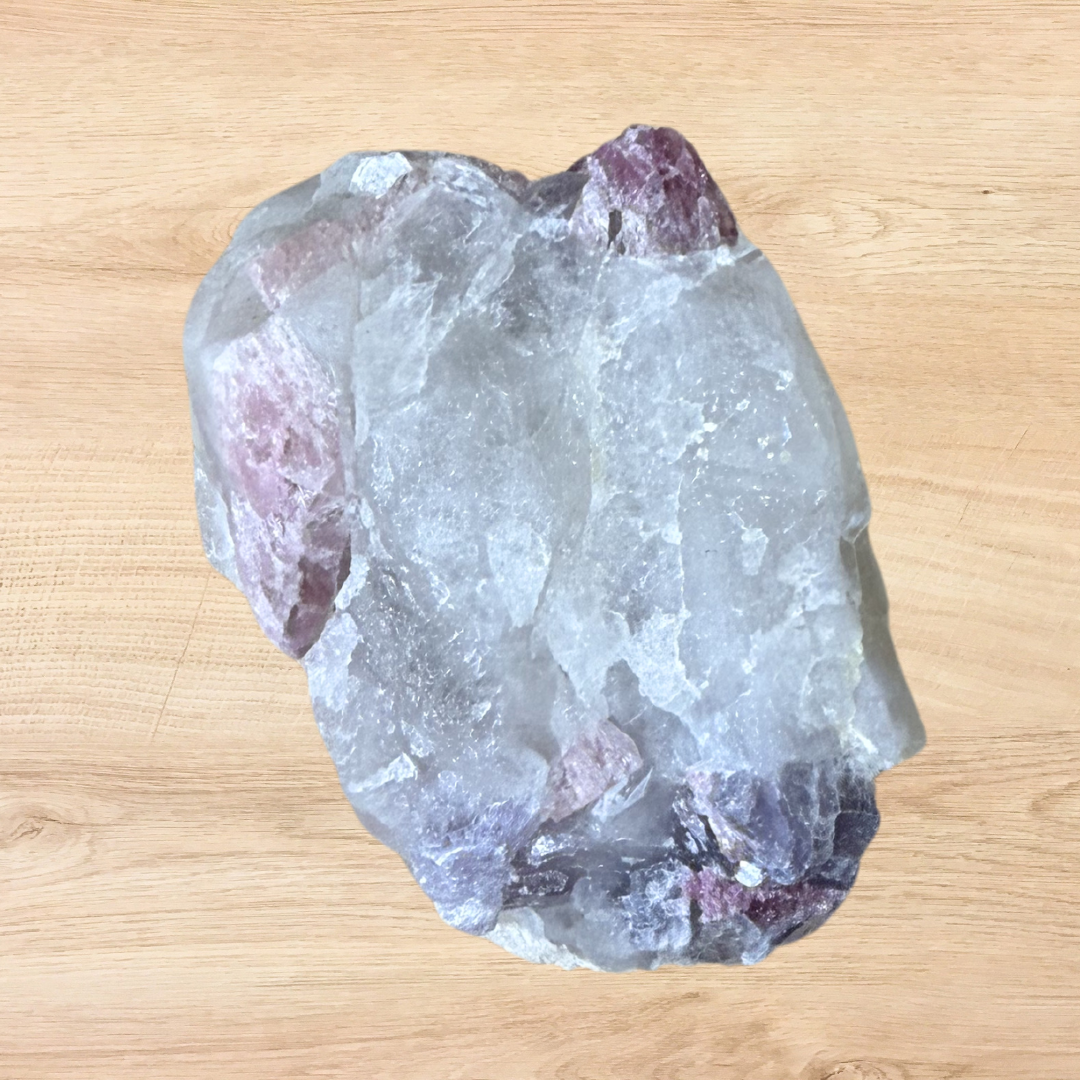 Lepidolite, Quartz, Tourmaline on Matrix (AA60)