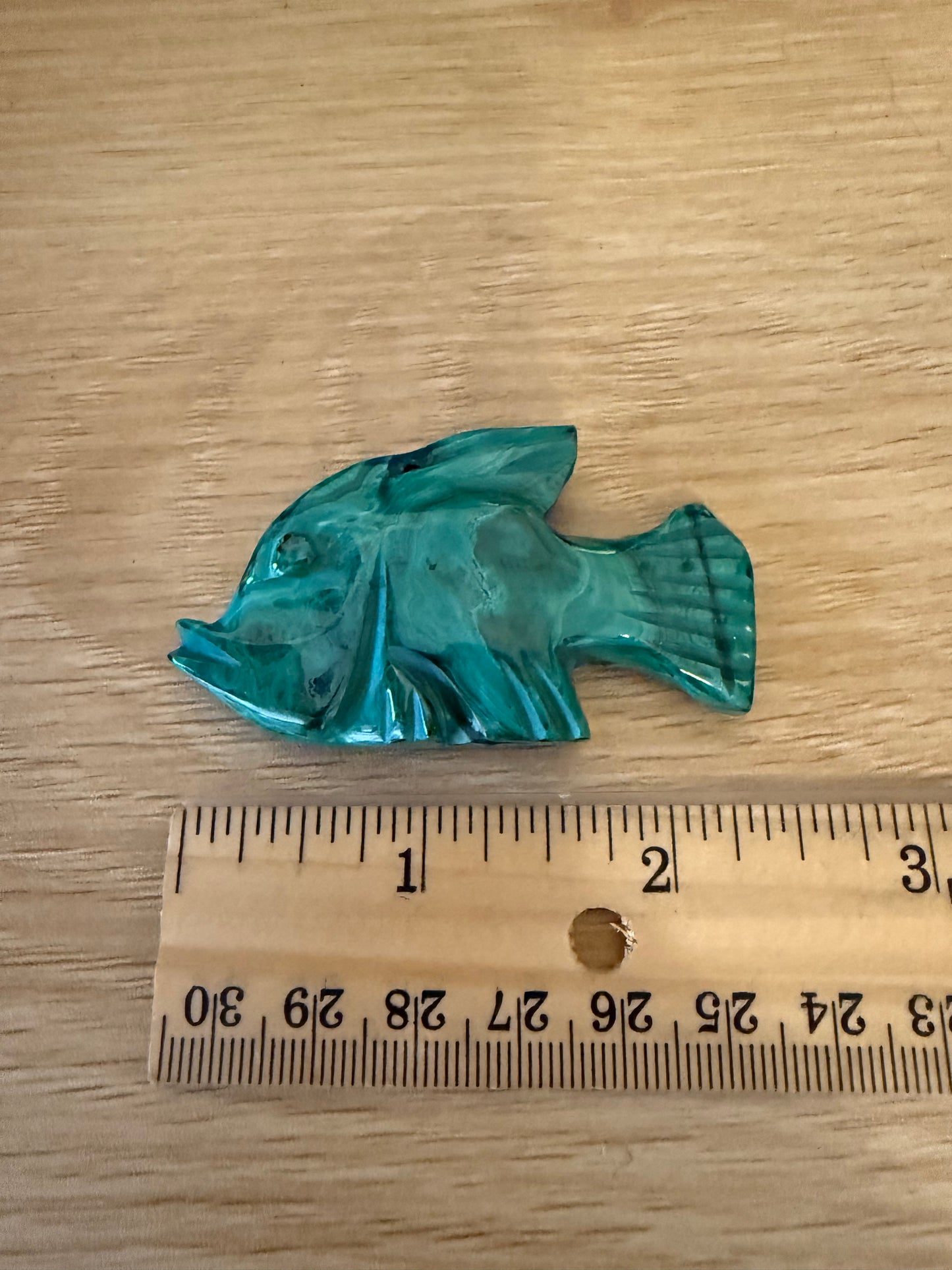 Fish Malachite Hand Carved