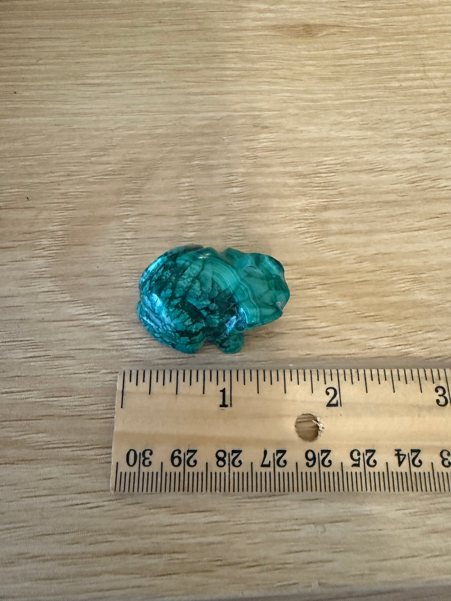 Frog Malachite Hand Carved