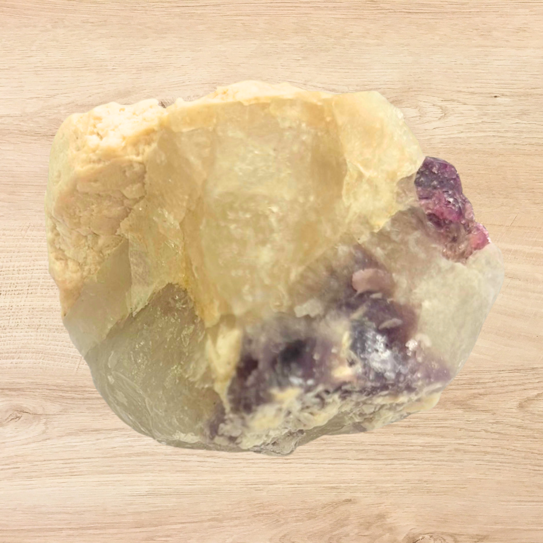 Lepidolite, Quartz, Tourmaline on Matrix (H60)