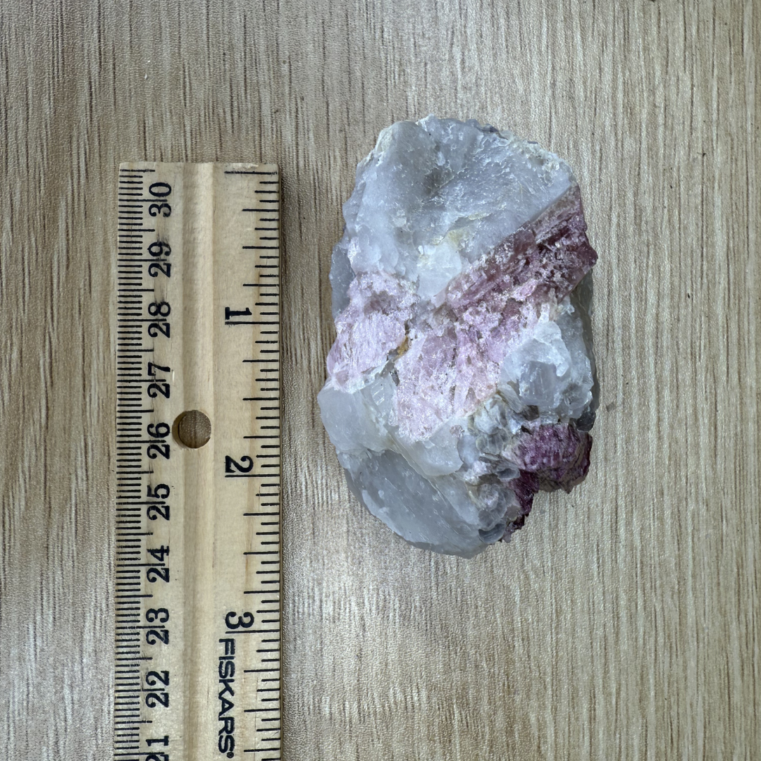Lepidolite, Quartz, Tourmaline on Matrix (AA60)