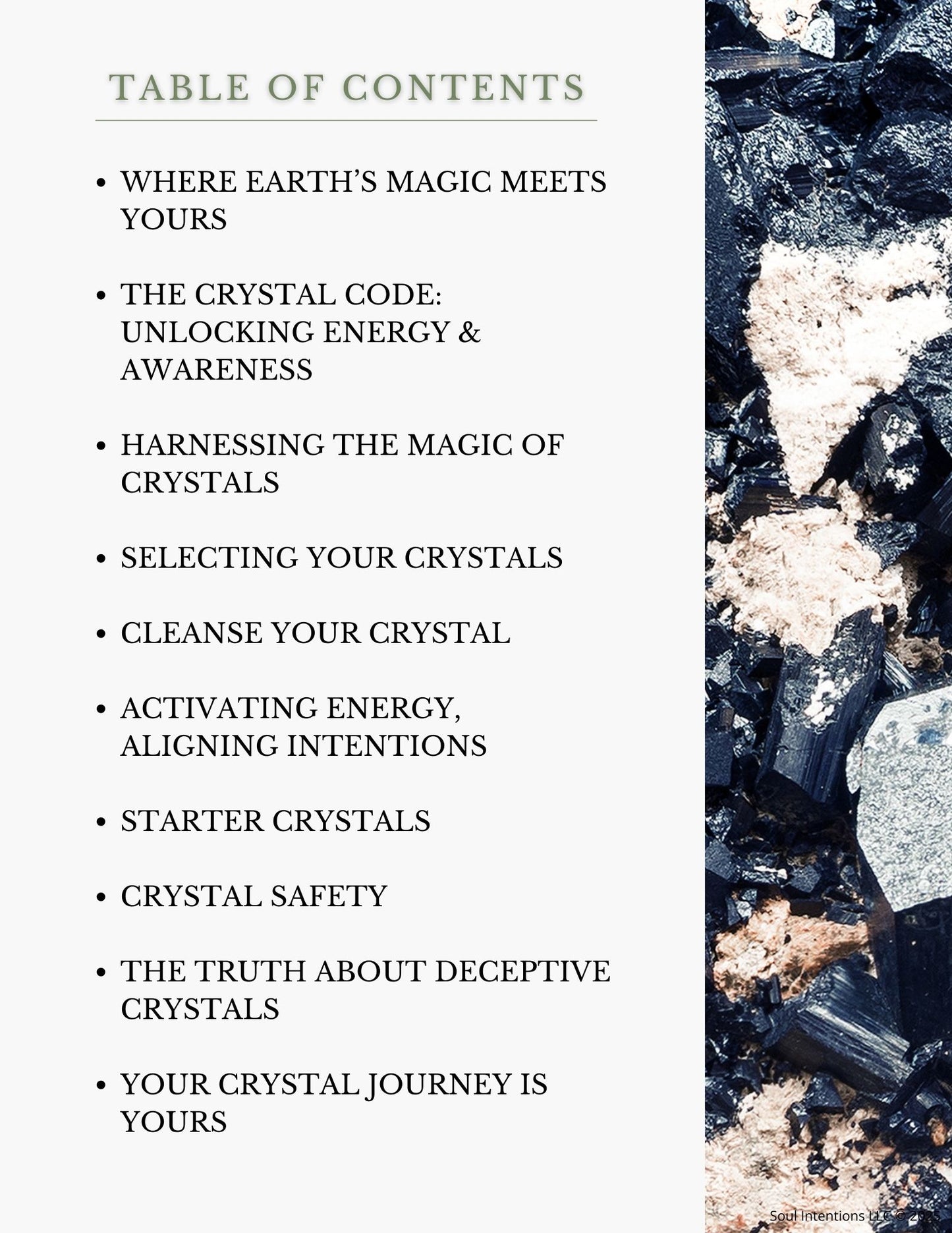 Crystals for Beginners Guide Book