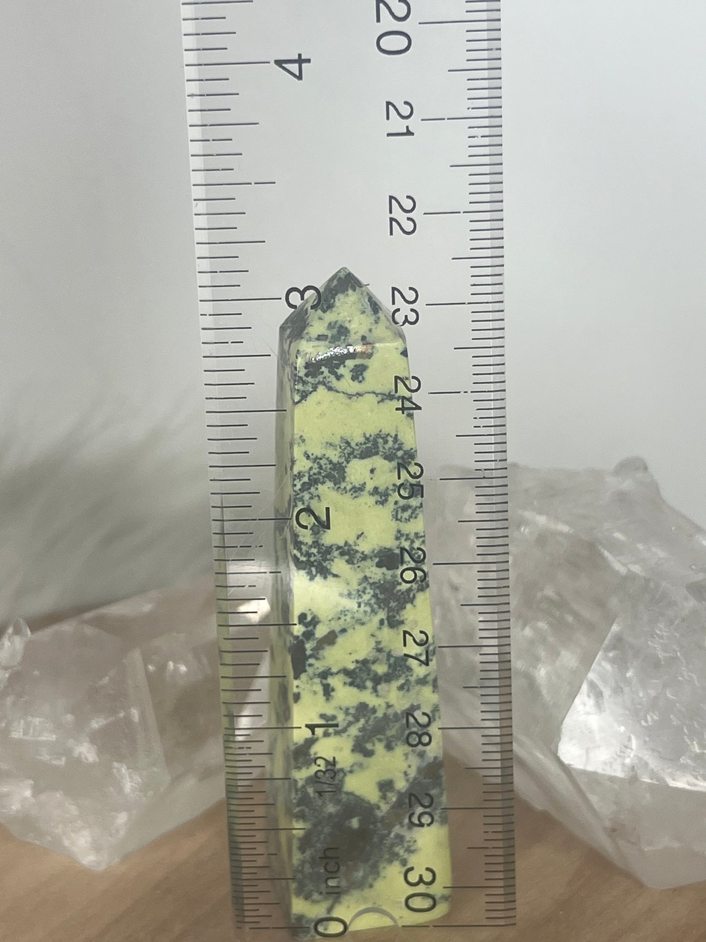 Serpentine with Pyrite Obelisk (F14)