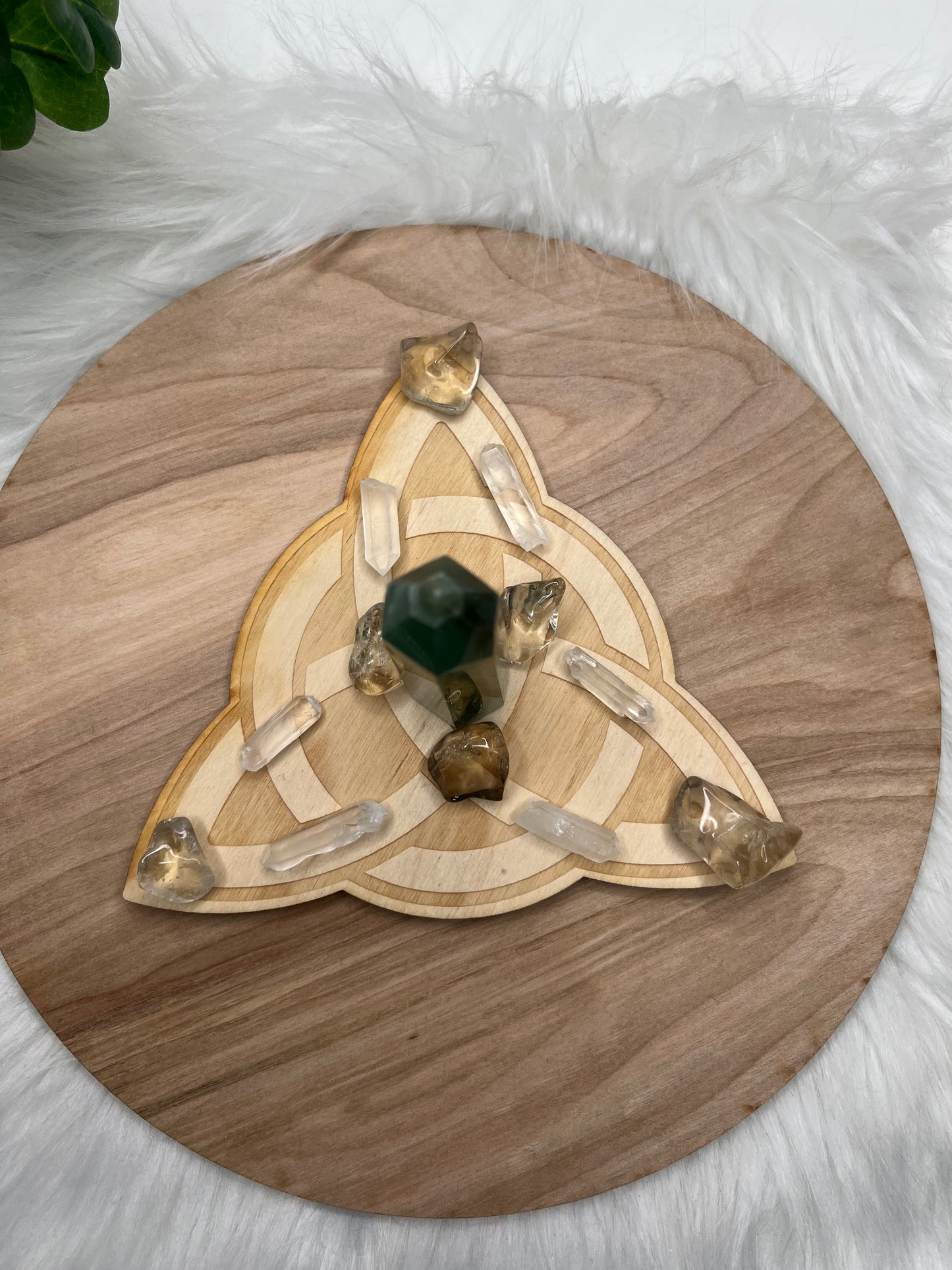 Triquetra Crystal Grid Board