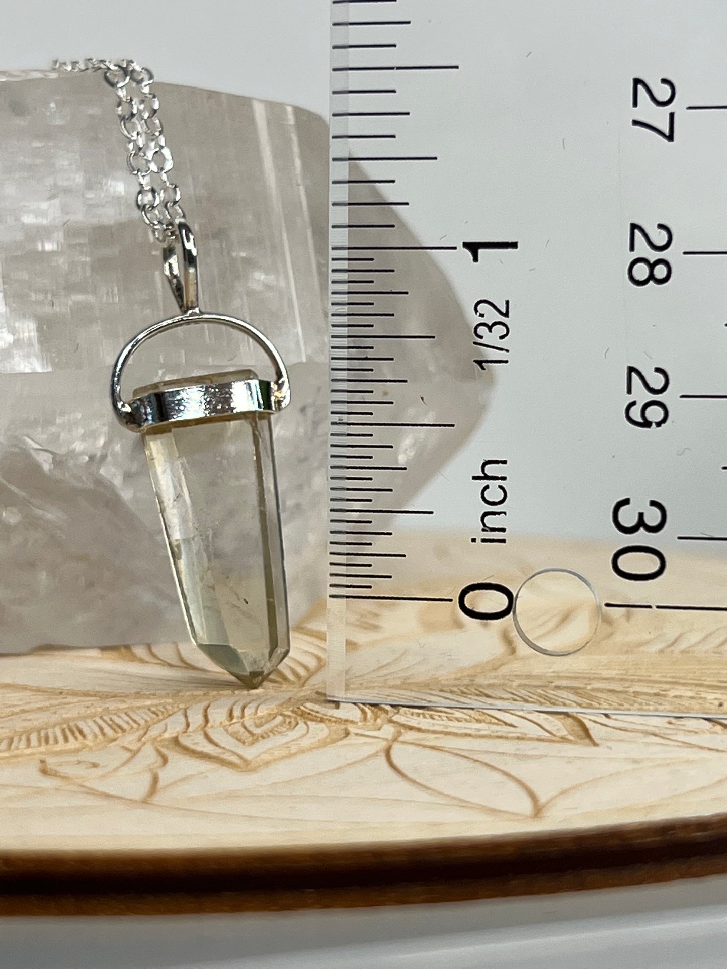 Natural Citrine Pendant  (U44)