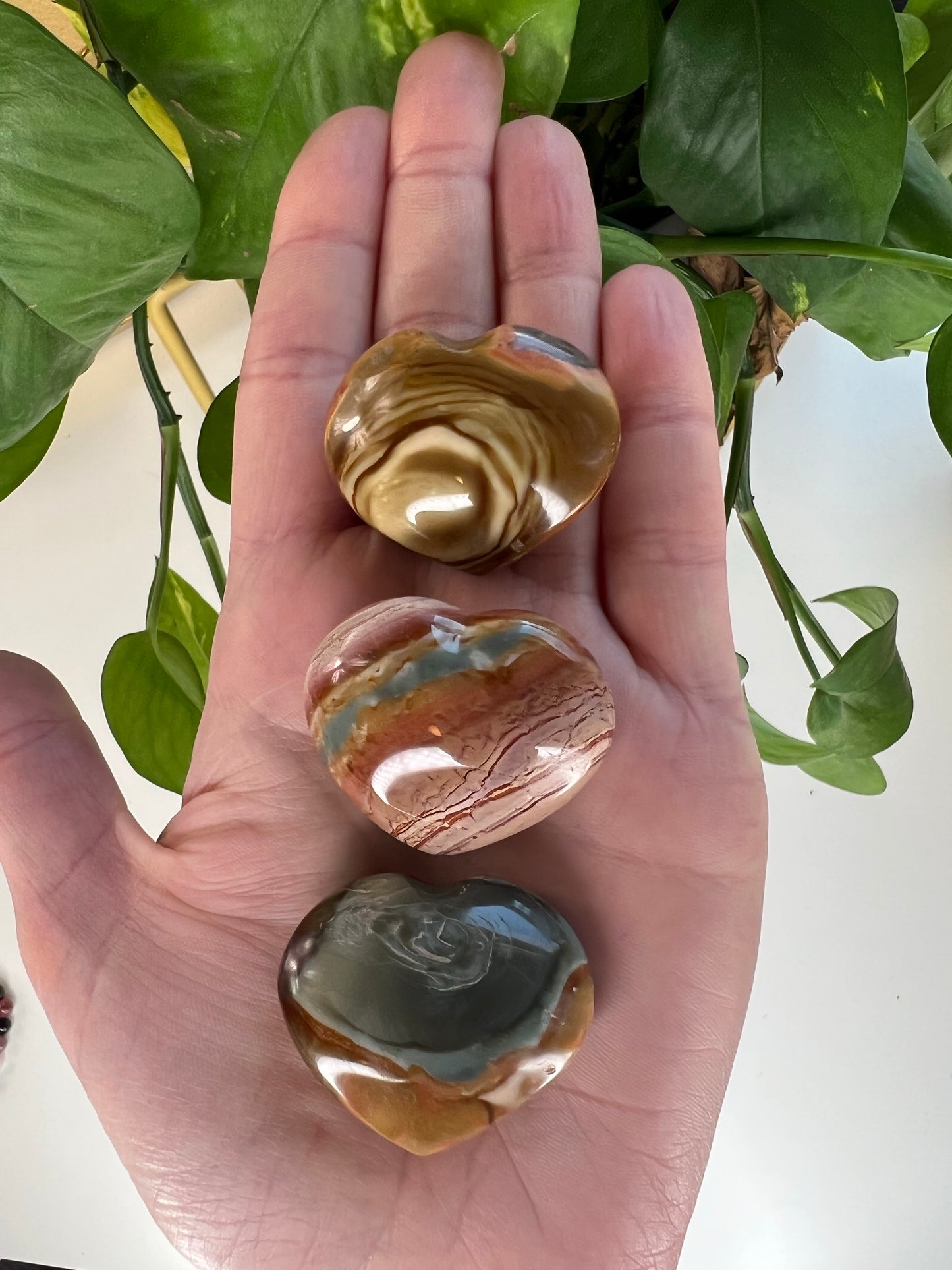 Polychrome Jasper Heart
