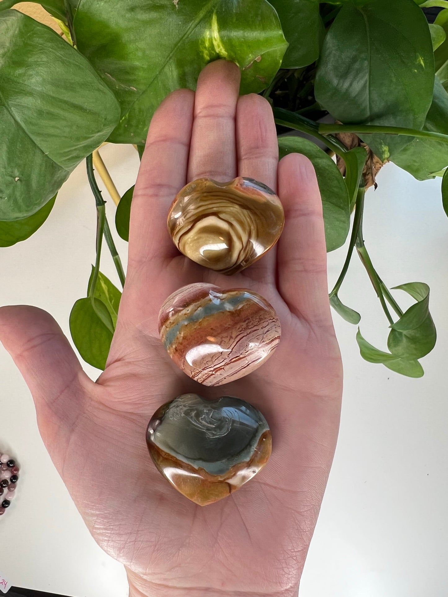 Polychrome Jasper Heart