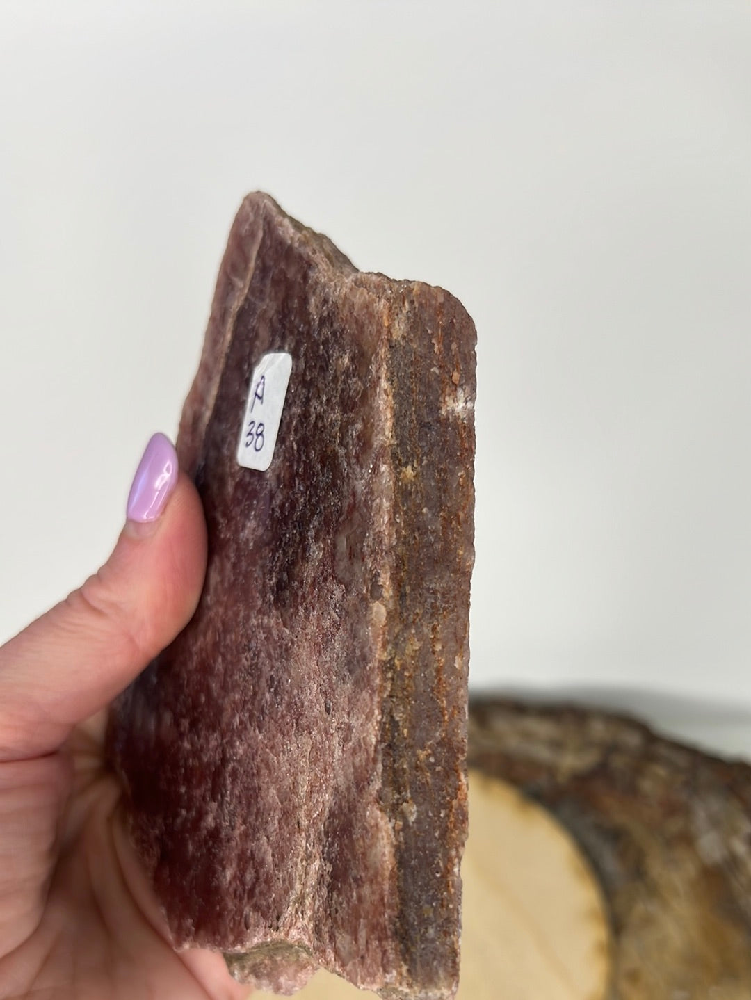 Strawberry Quartz Slice (A38)