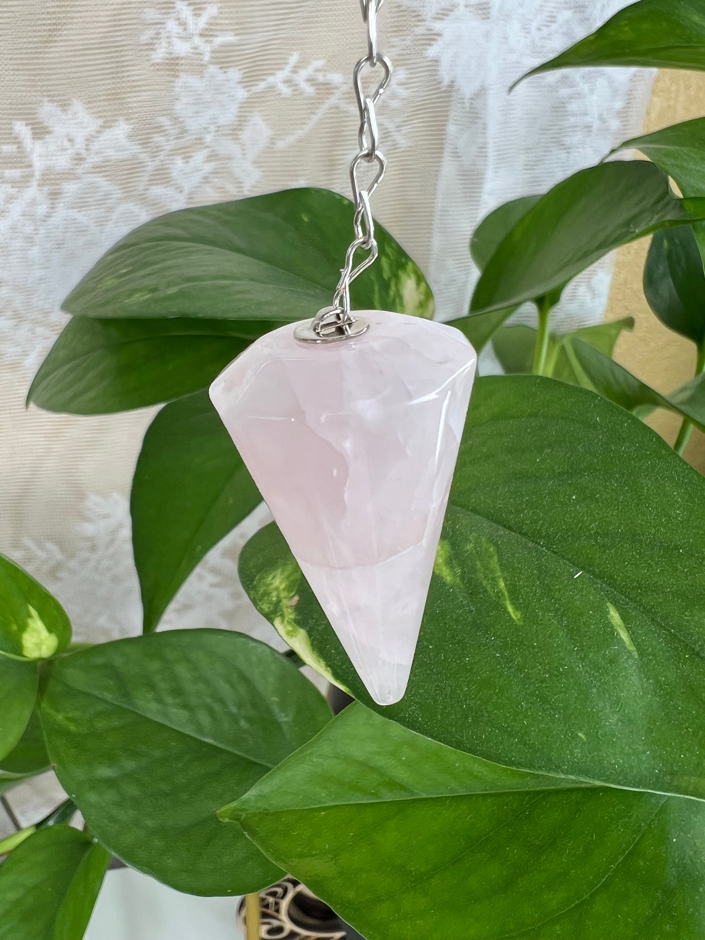 Rose Quartz Pendulum