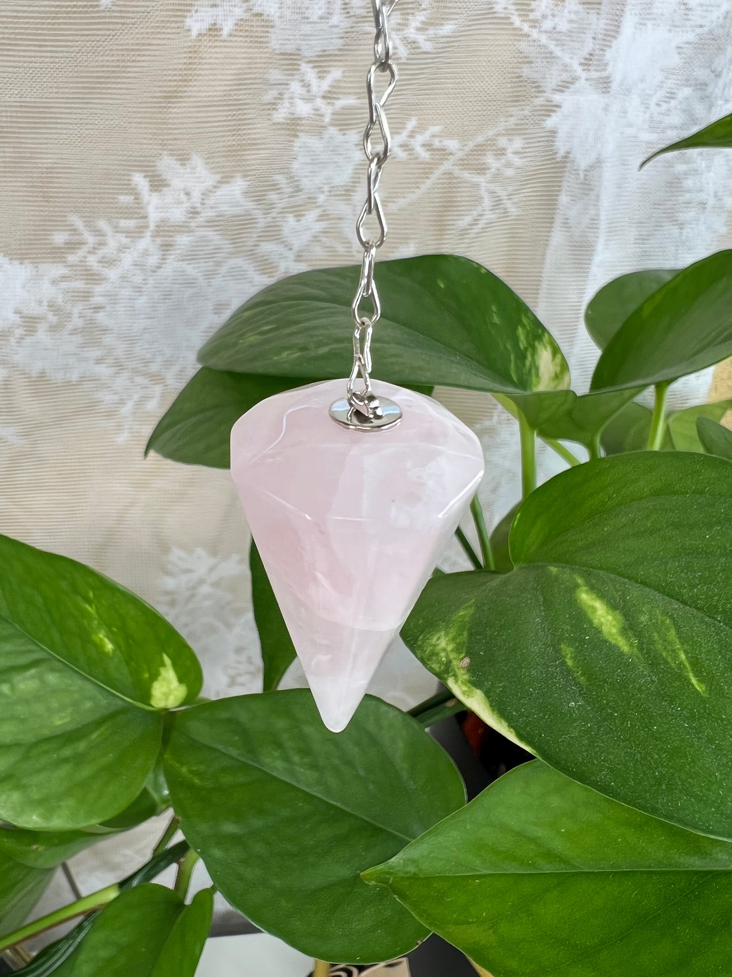 Rose Quartz Pendulum
