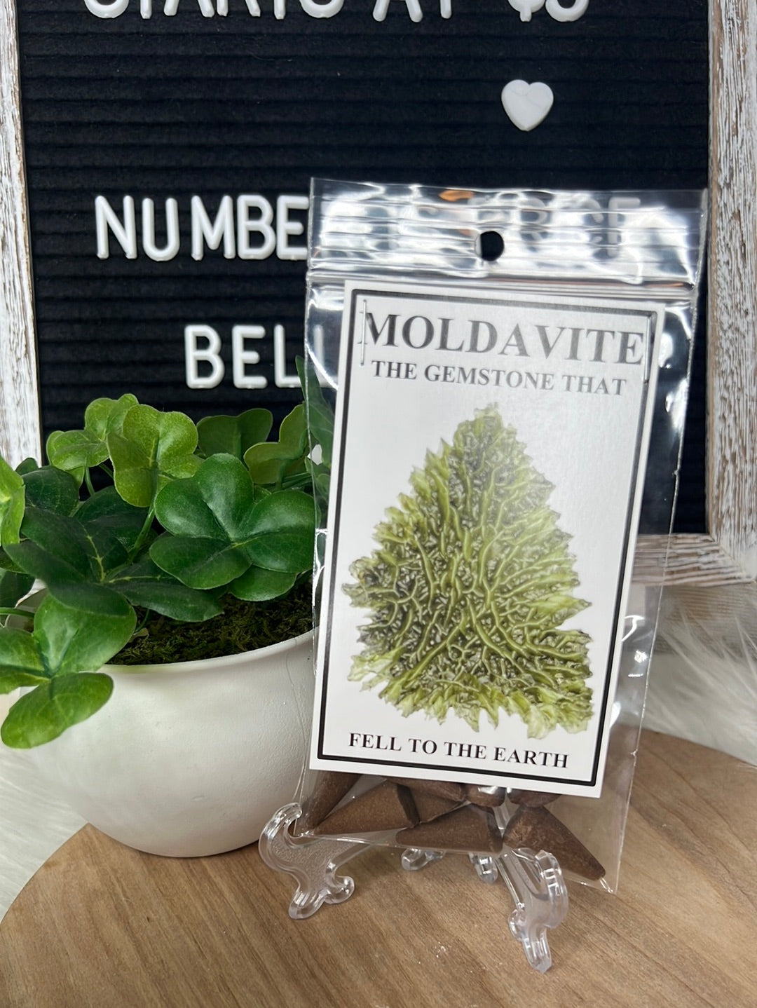 Moldavite Incense Cones