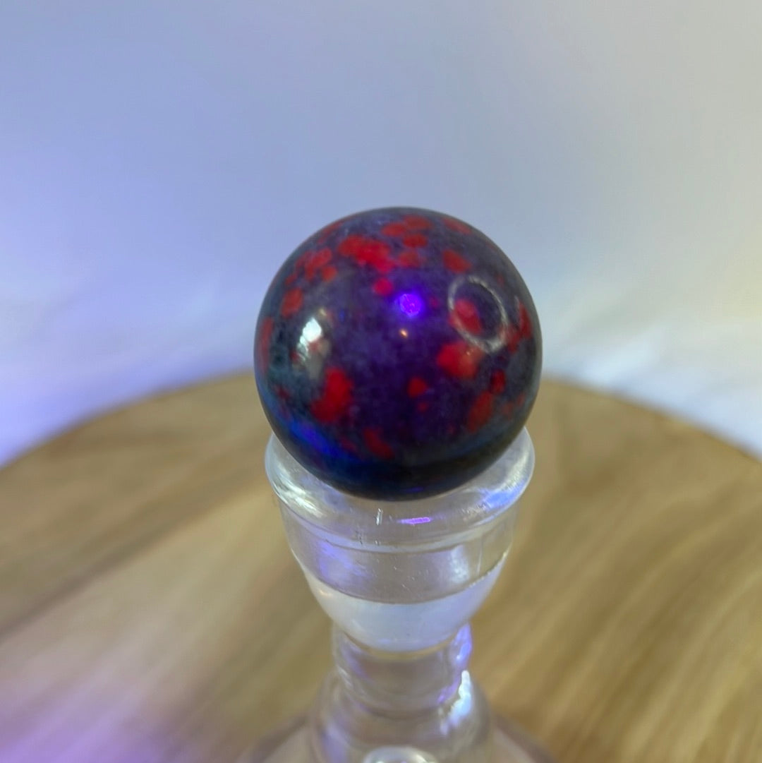 Ruby in Kyanite Sphere (O22)