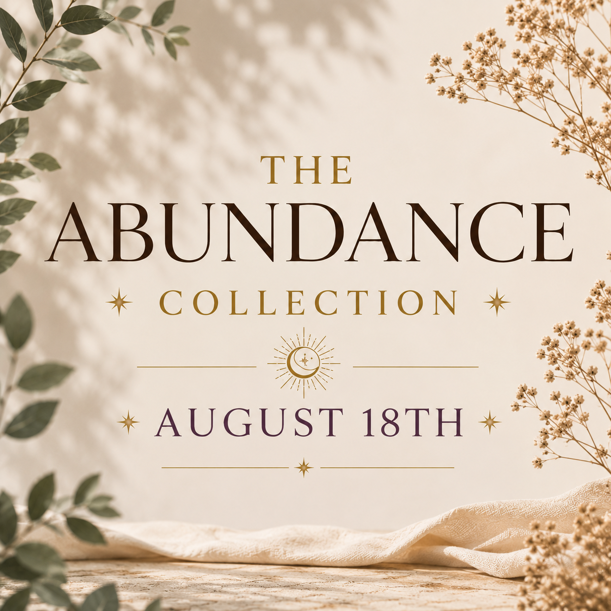 The abundance drop crystals