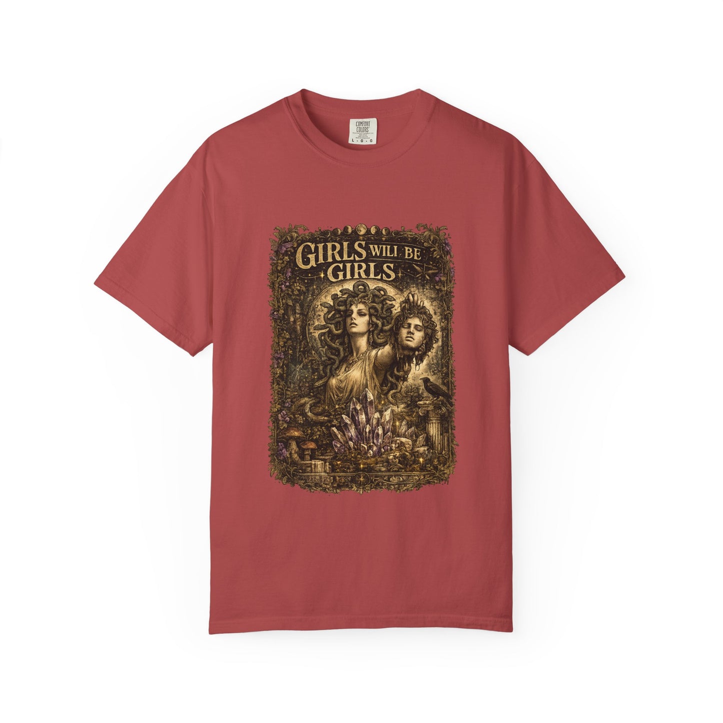 Girls Will Be Girls Vintage Graphic T-Shirt
