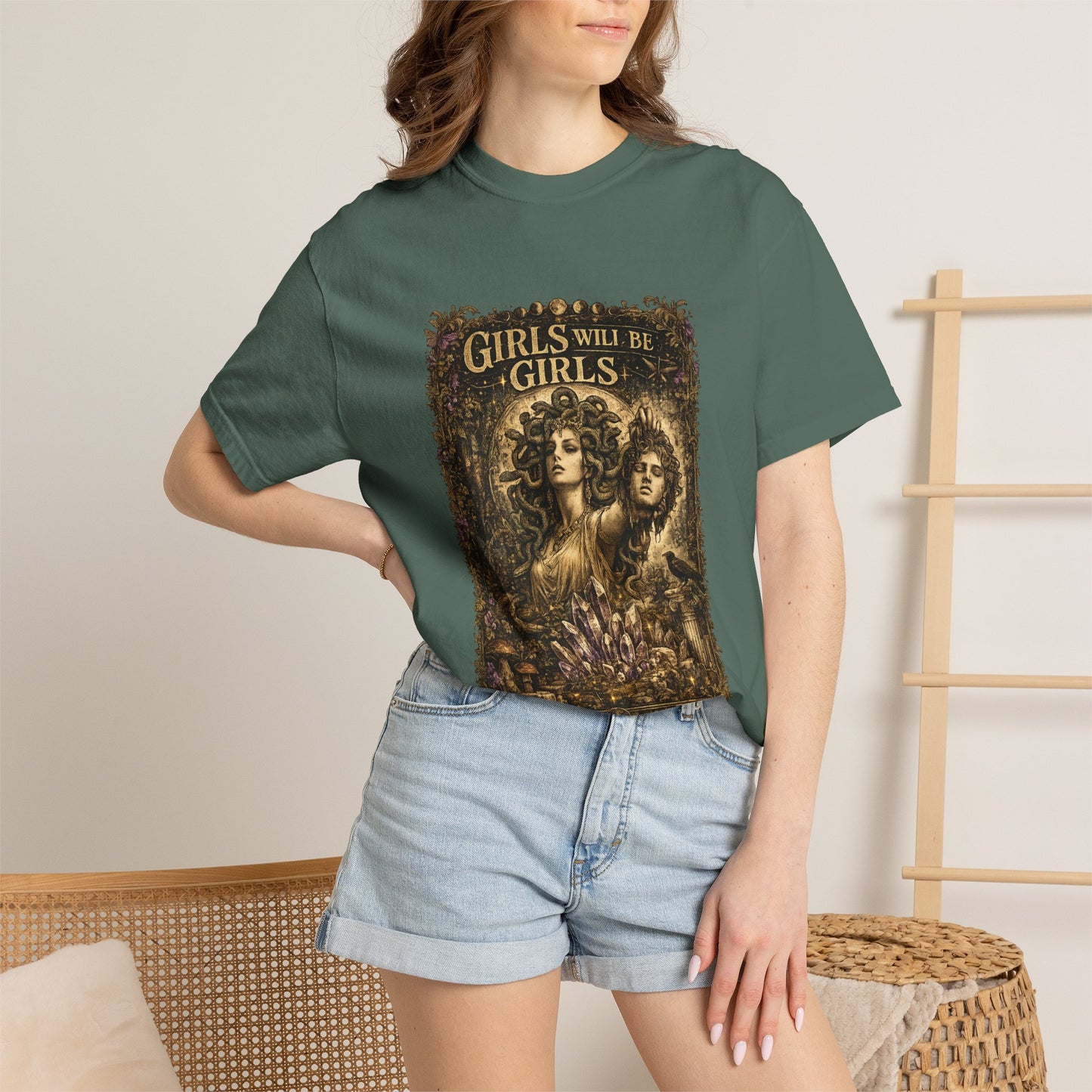 Girls Will Be Girls Vintage Graphic T-Shirt