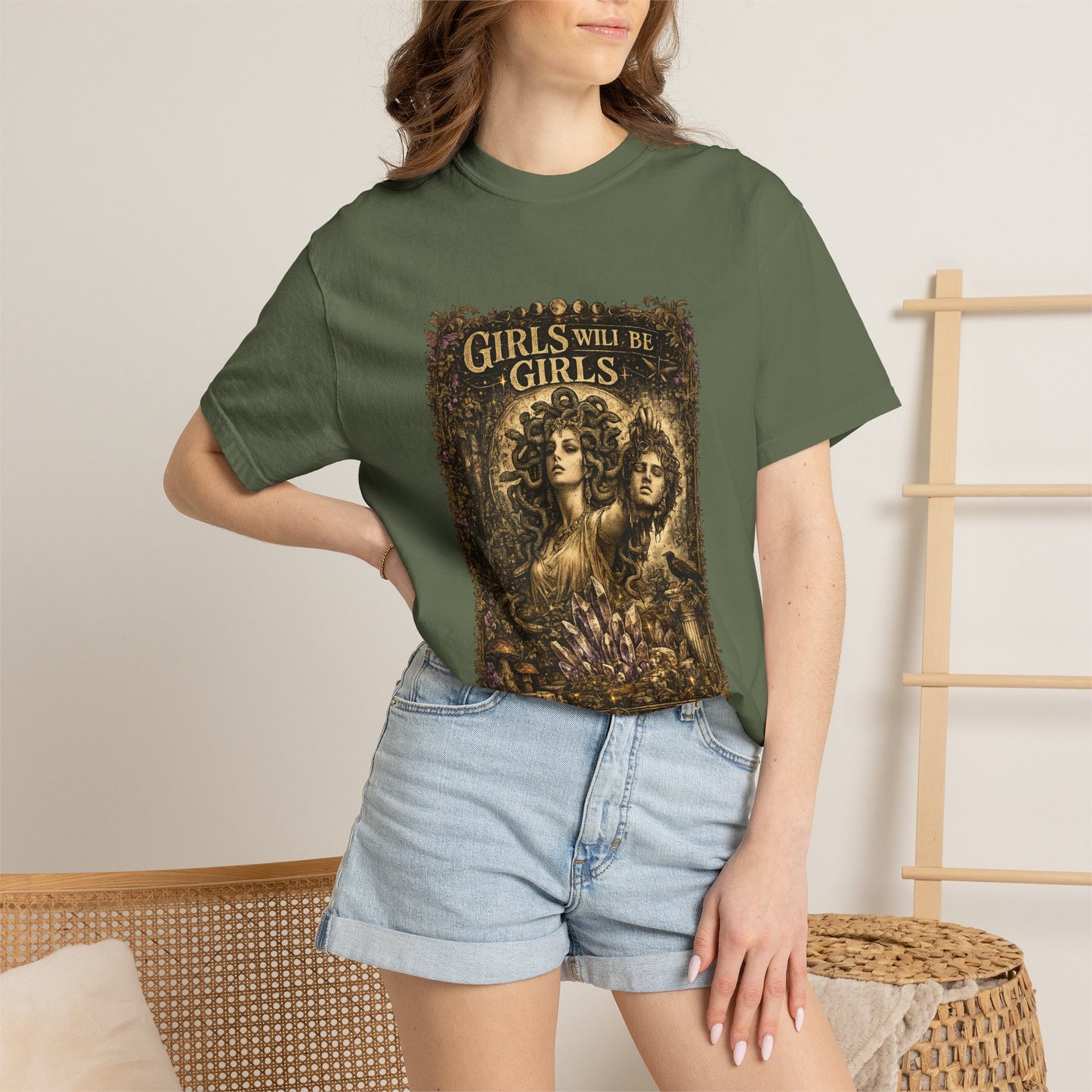 Girls Will Be Girls Vintage Graphic T-Shirt