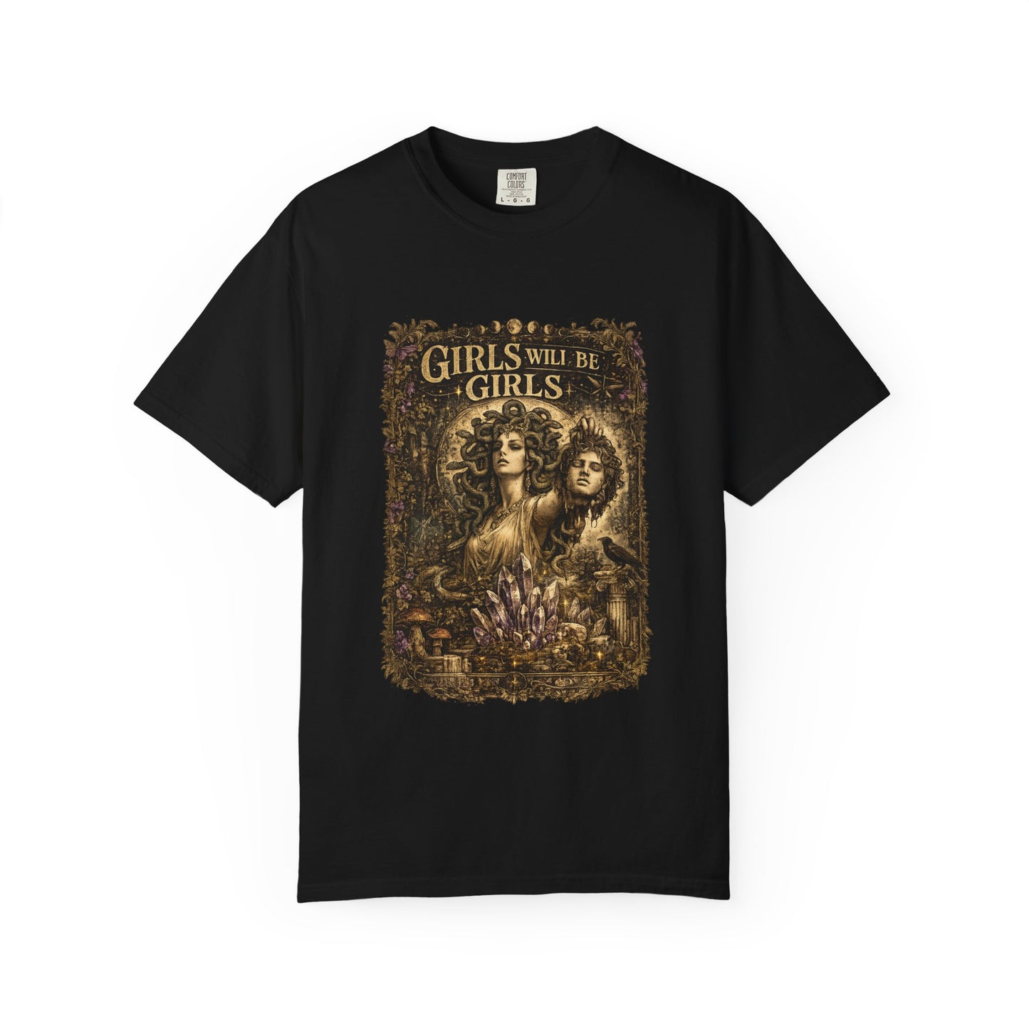 Girls Will Be Girls Vintage Graphic T-Shirt