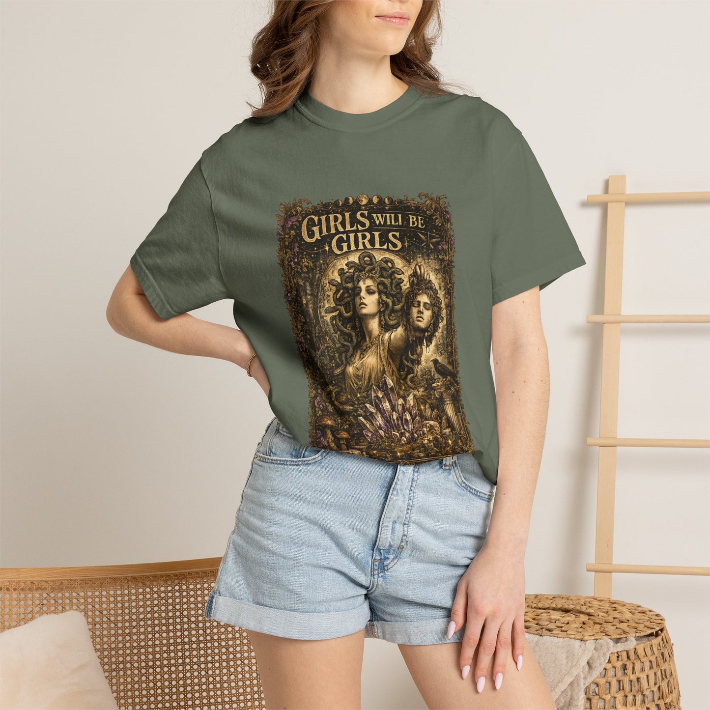 Girls Will Be Girls Vintage Graphic T-Shirt