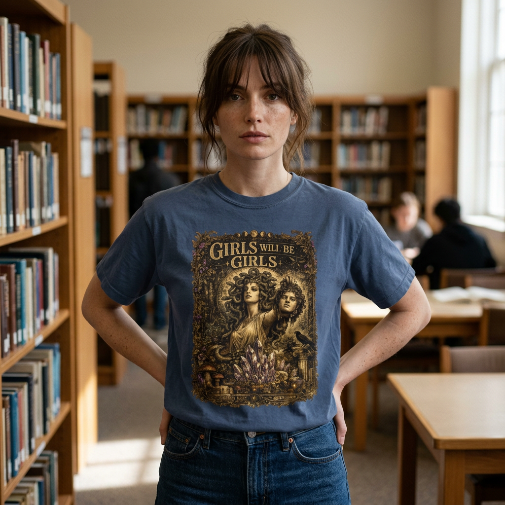 Girls Will Be Girls Vintage Graphic T-Shirt