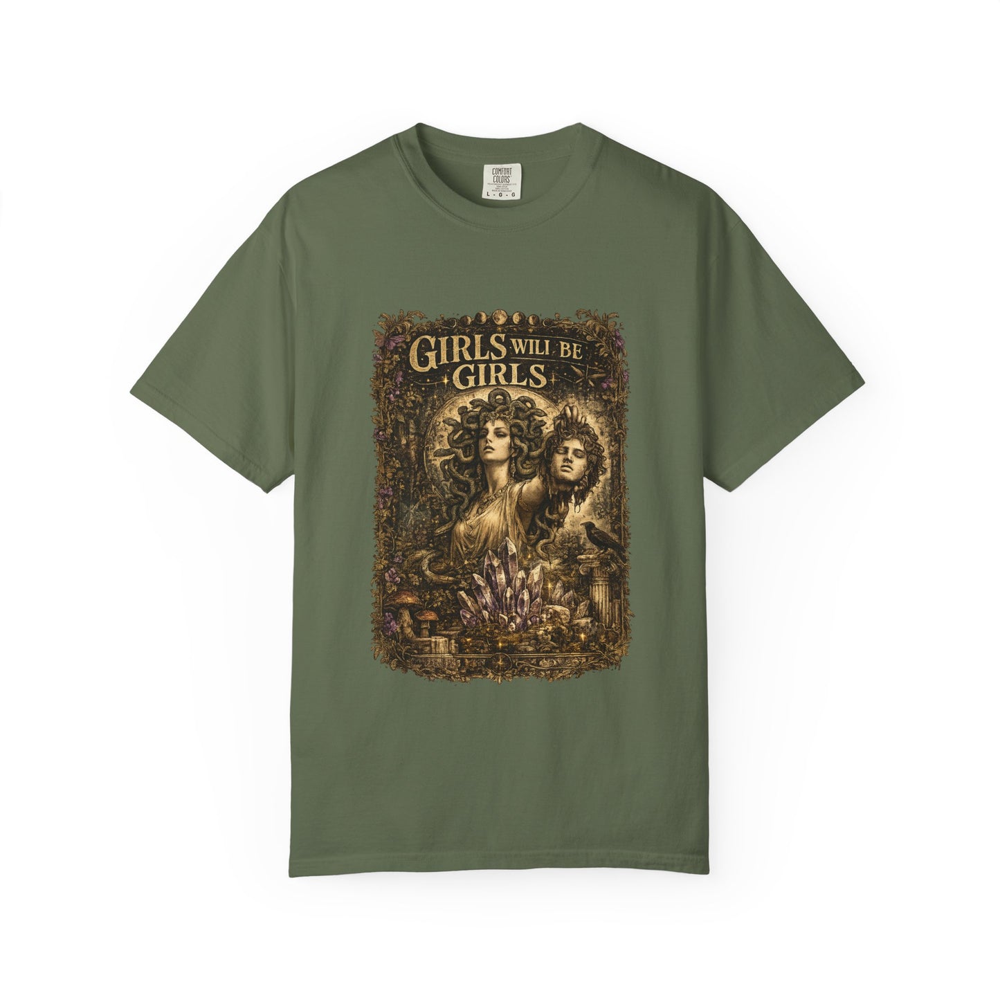 Girls Will Be Girls Vintage Graphic T-Shirt