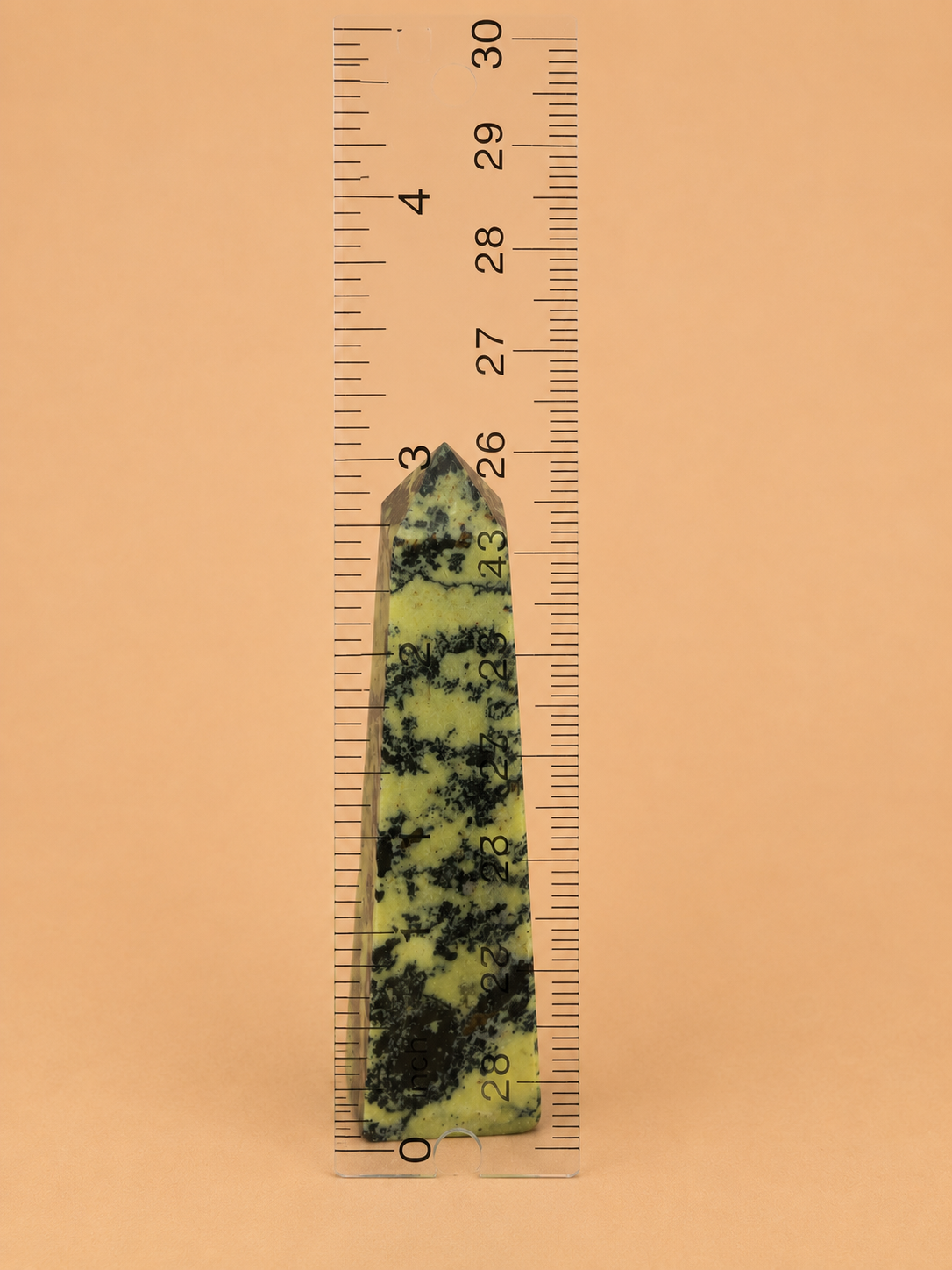 Serpentine with Pyrite Crystal Obelisk  (F14)