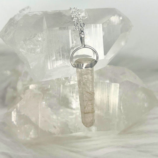 Golden Rutile Pendant (E25)