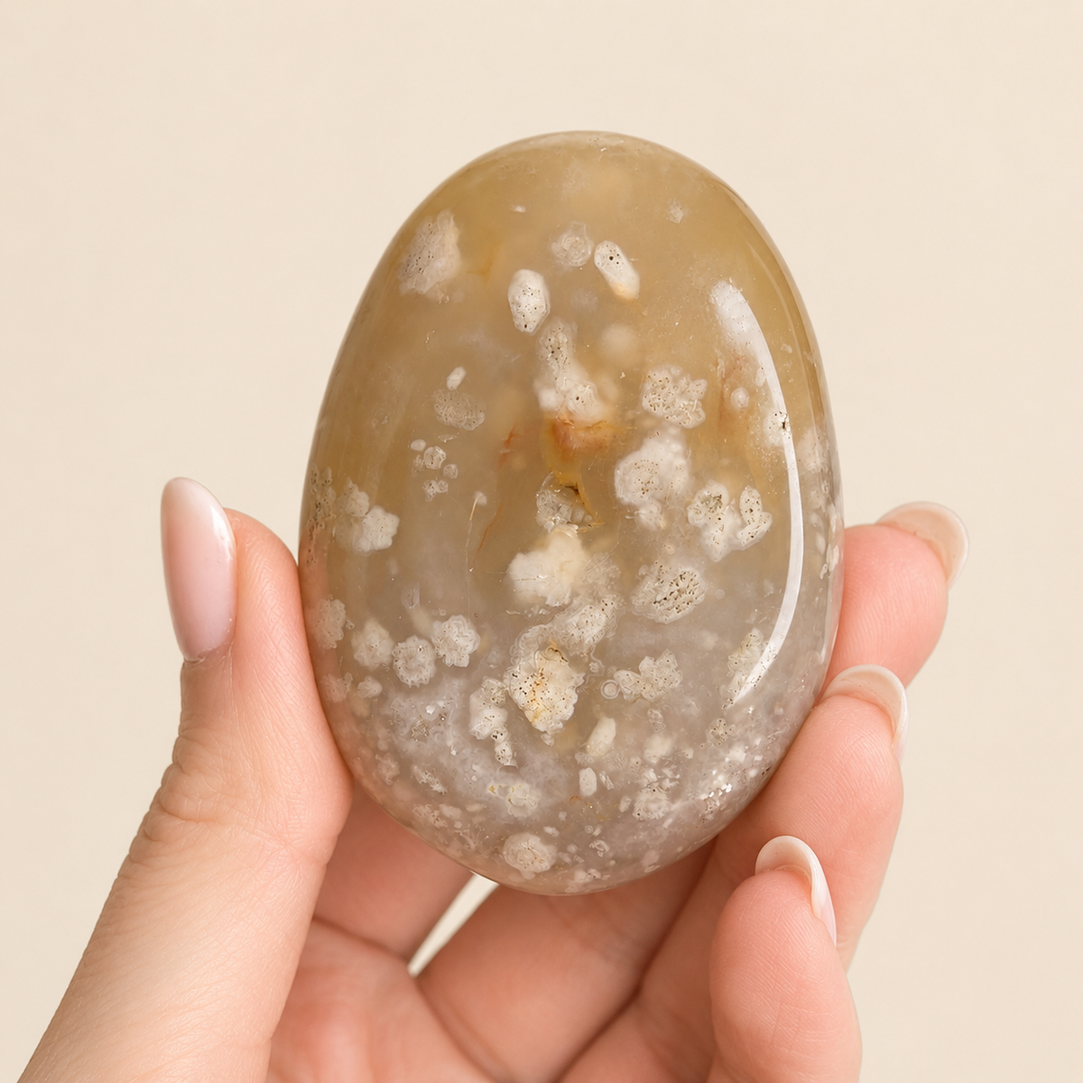 flower-agate-chalcedony-palm-stone