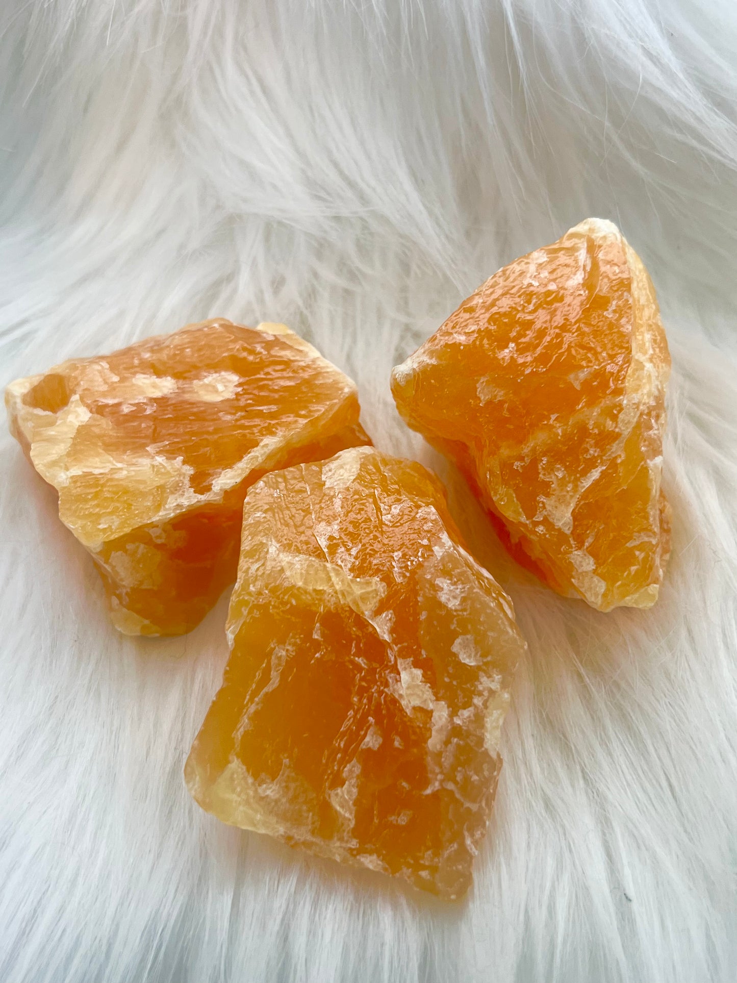 Orange Calcite Chunk