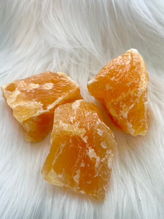 Orange Calcite Chunk