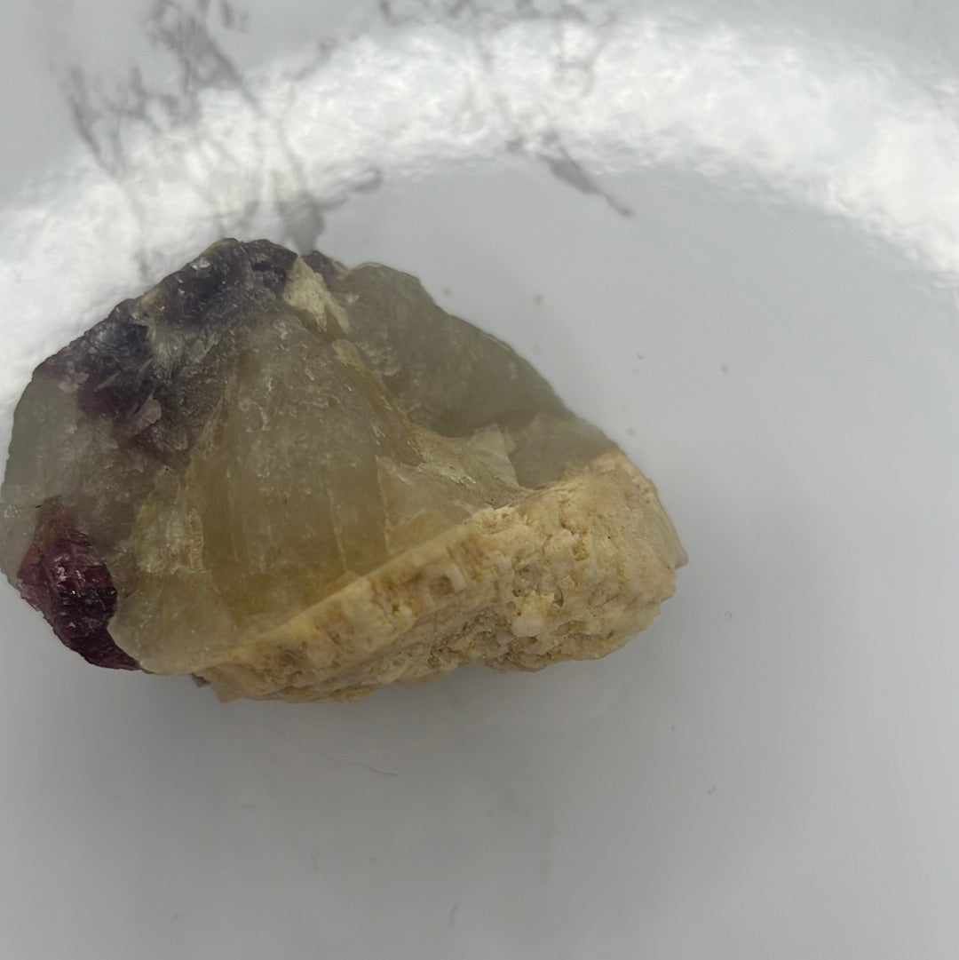 Lepidolite, Quartz, Tourmaline on Matrix (H60)