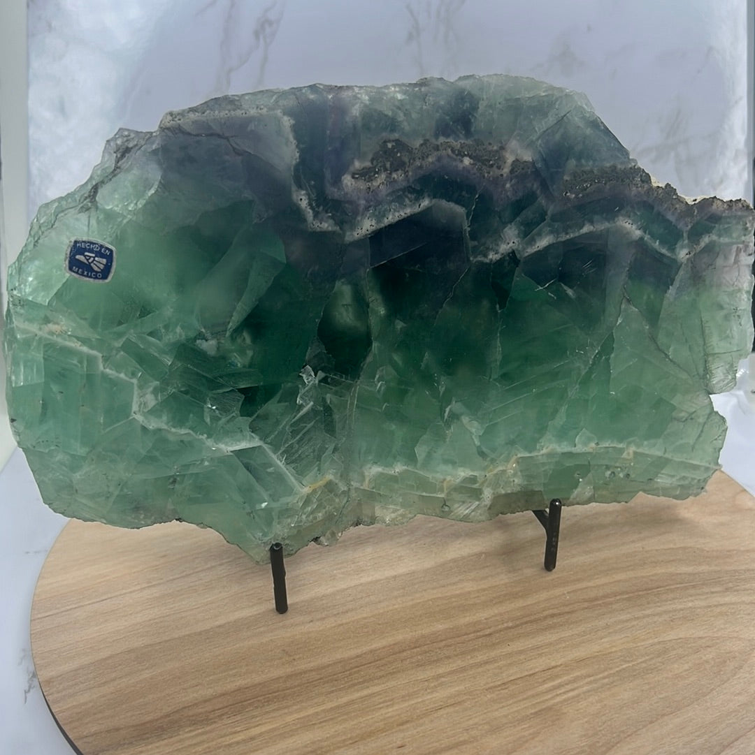 Fluorite Display Specimen with Stand (B137)