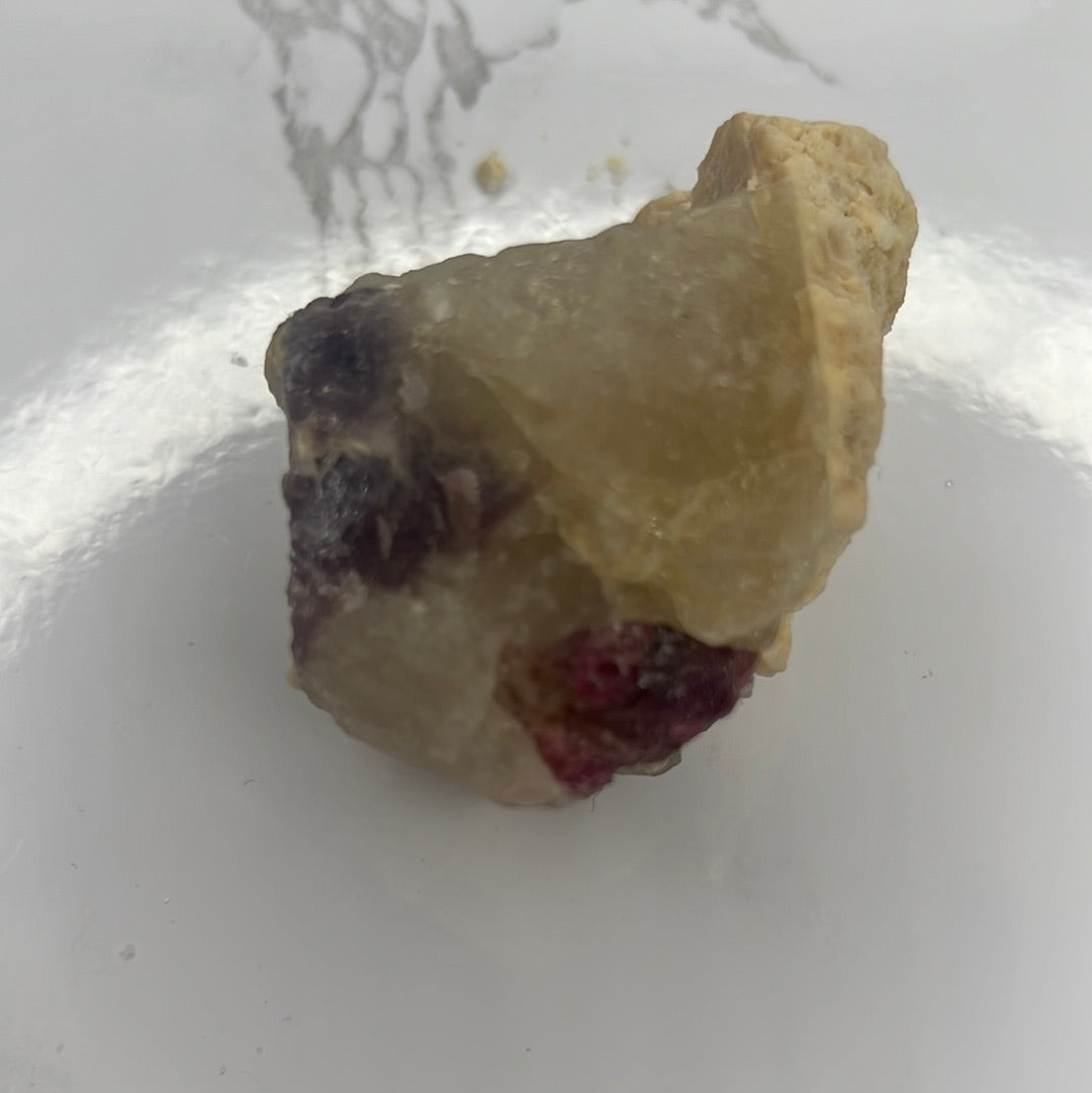 Lepidolite, Quartz, Tourmaline on Matrix (H60)