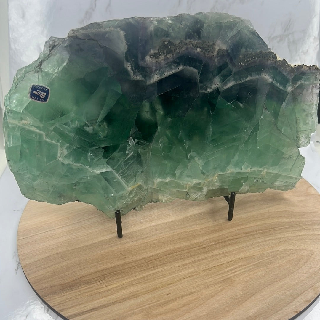 Fluorite Display Specimen with Stand (B137)