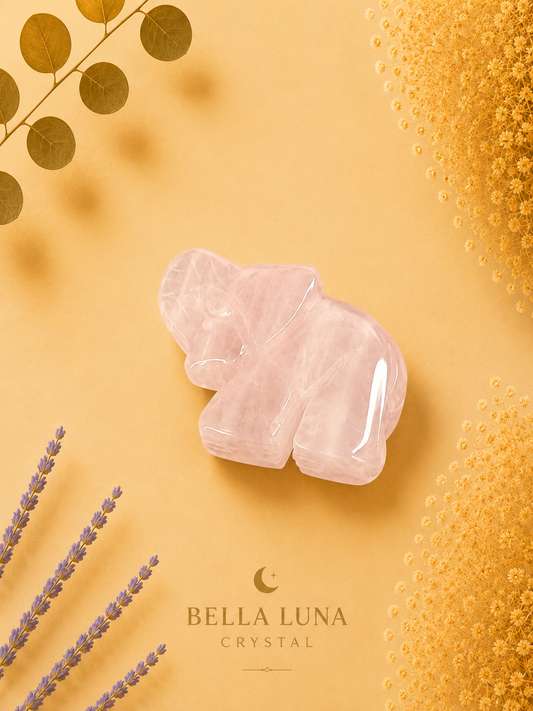 pink-quartz-elephant-figurine