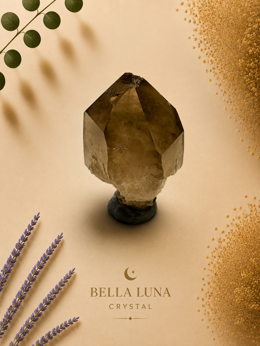 South African Smoky Quartz | Genuine Rough Quartz Crystal |  I9