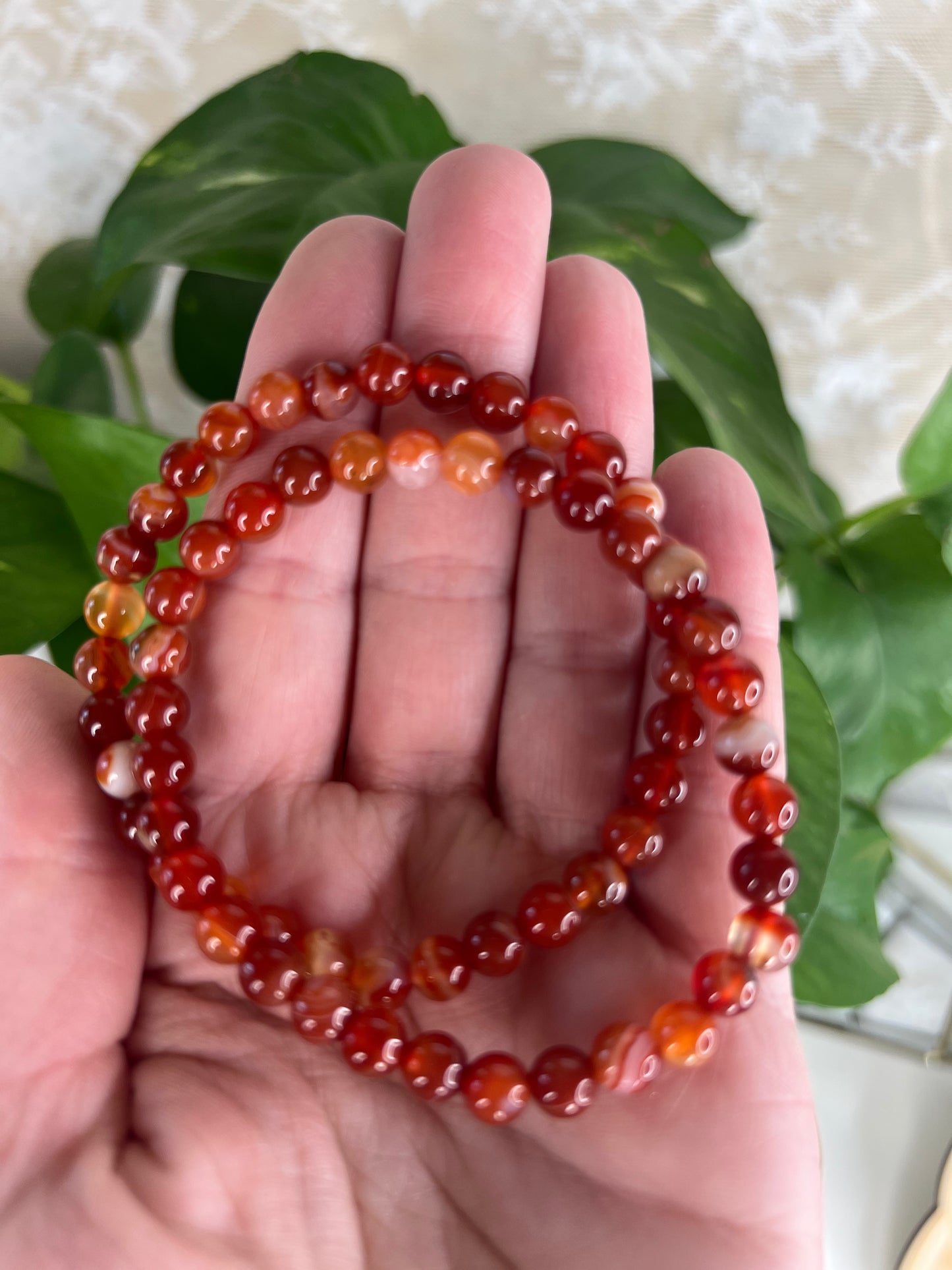 Carnelian Bracelets 6mm