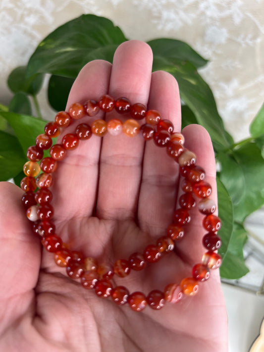 Carnelian Bracelets 6mm