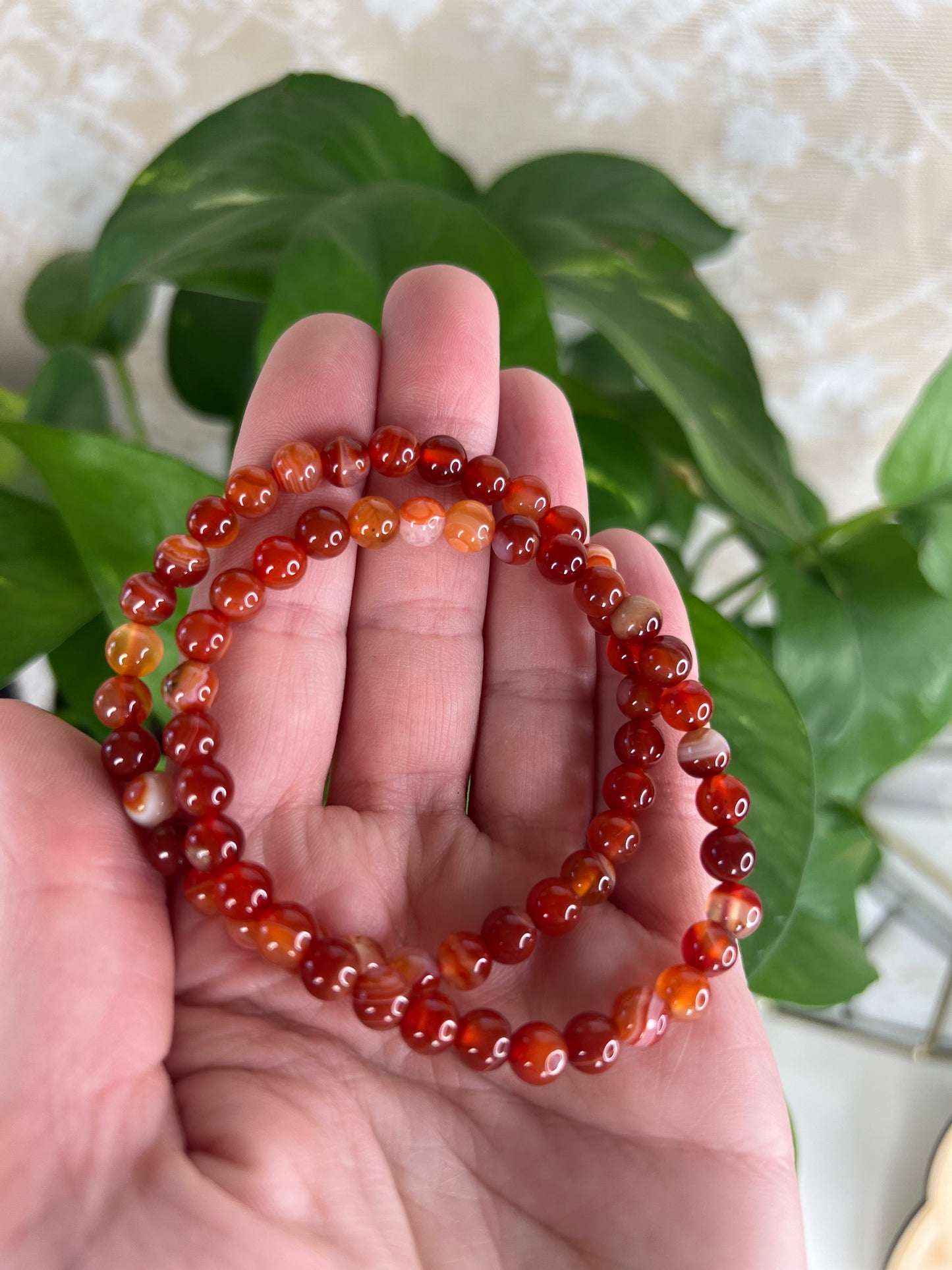 Carnelian Bracelets 6mm