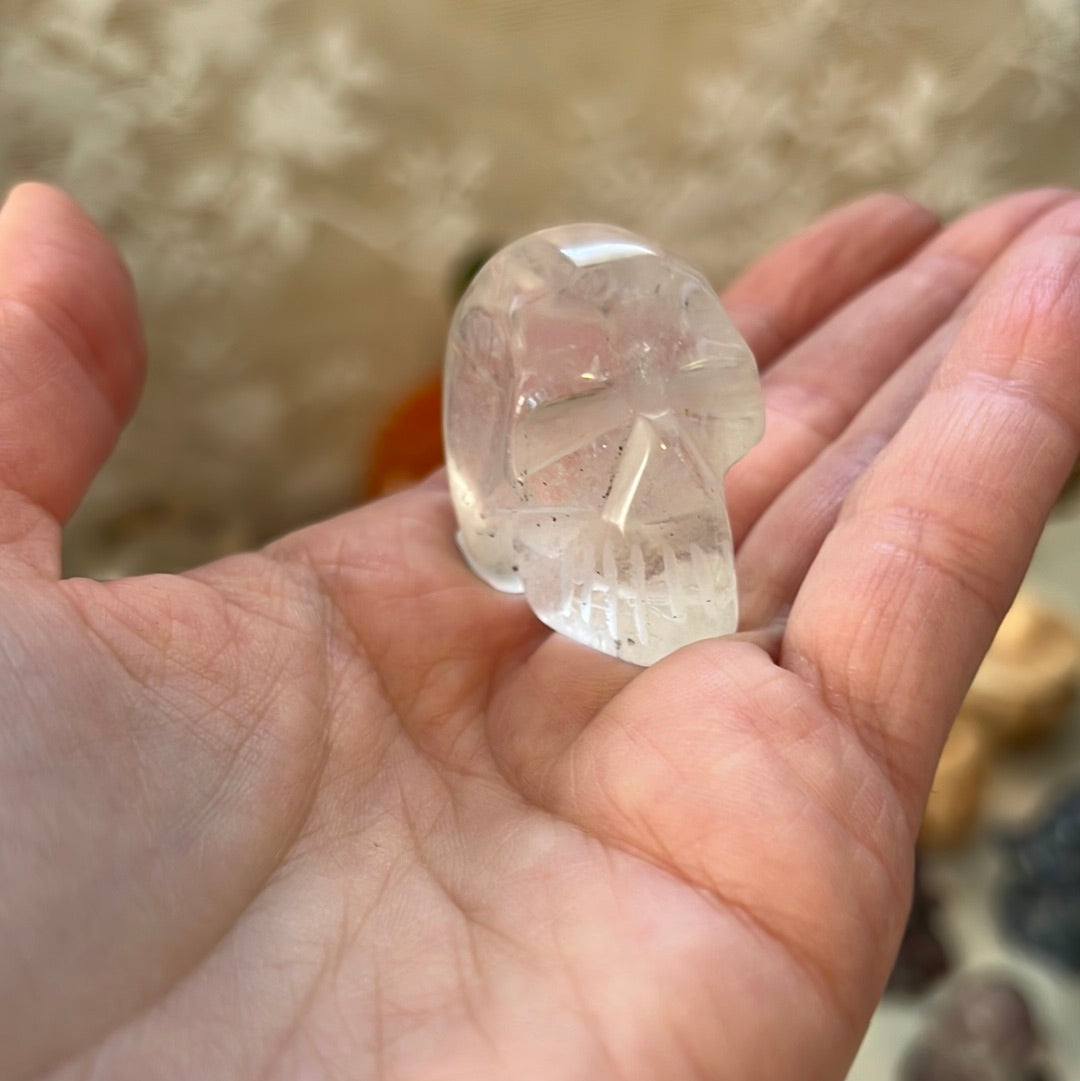 Clear Quartz Skull (EE20)