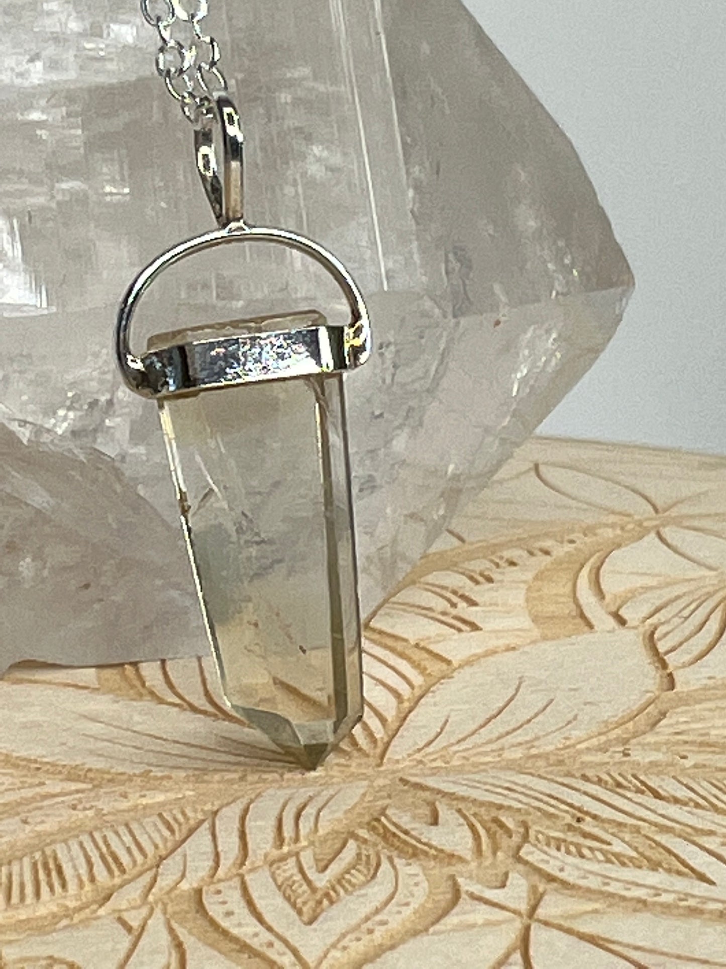 Natural Citrine Pendant  (U44)