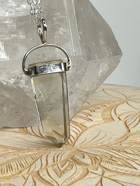 Natural Citrine Pendant  (U44)