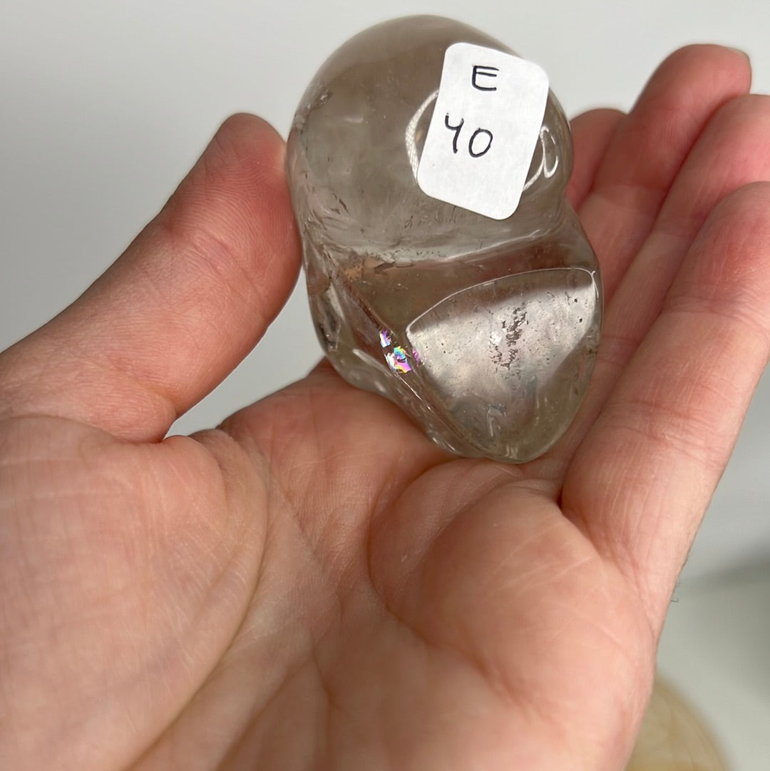 Clear Quartz Skull (E40)