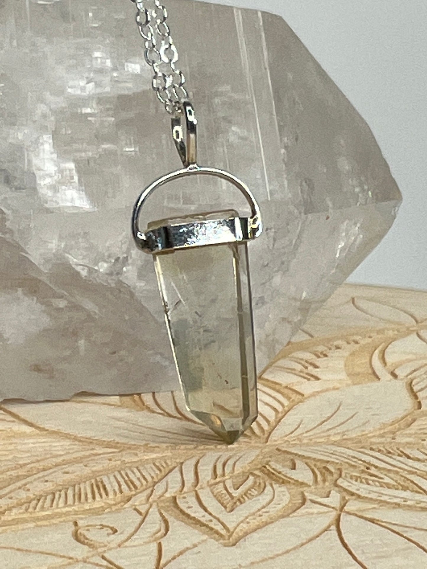 Natural Citrine Pendant  (U44)