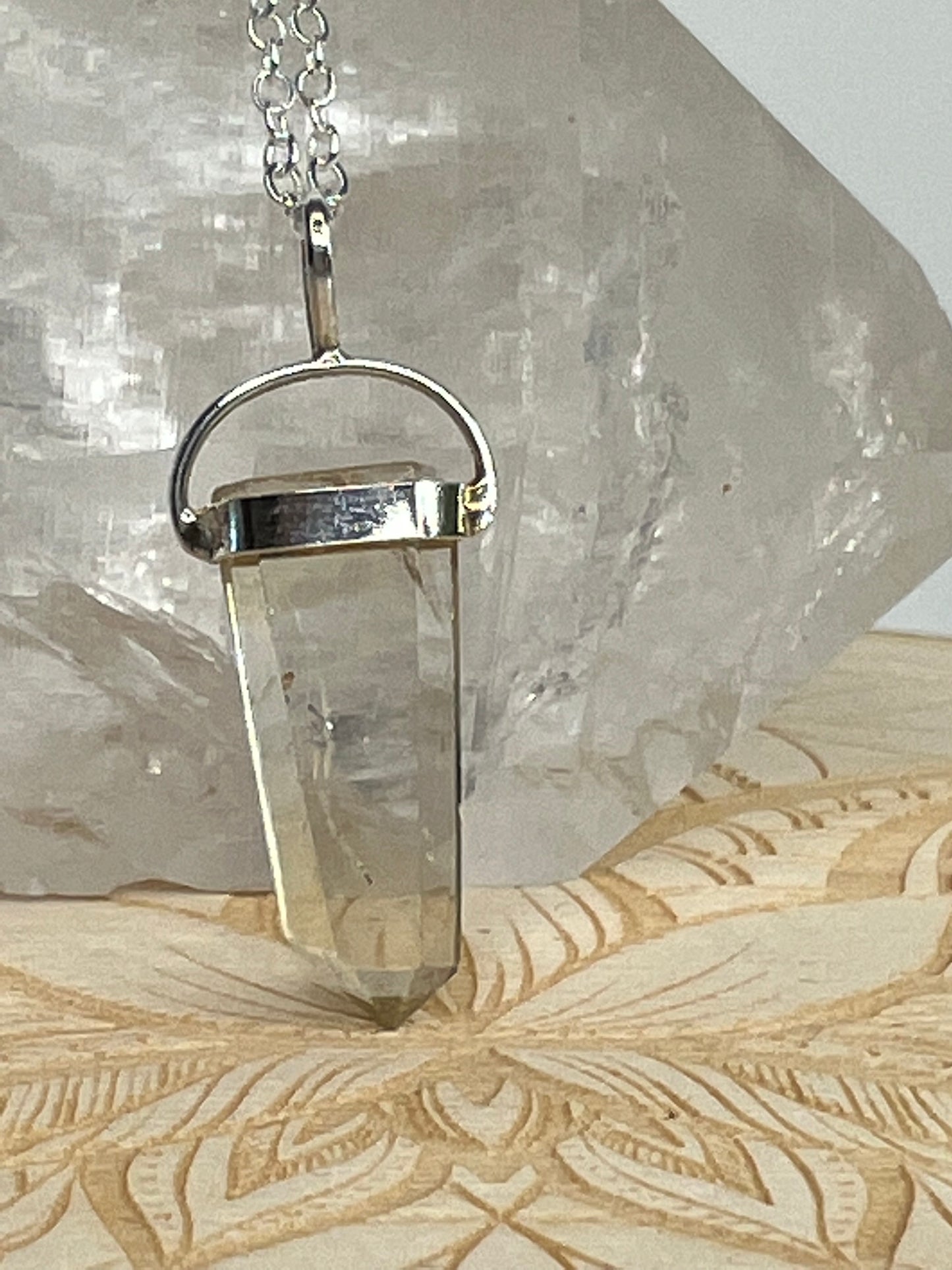 Natural Citrine Pendant  (U44)